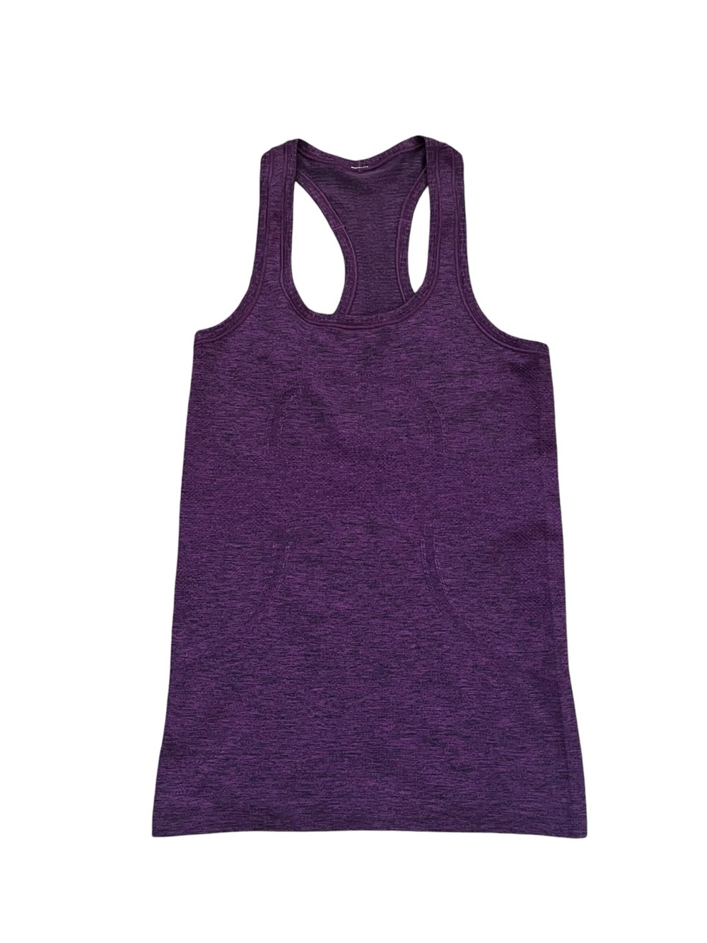 Lululemon Swiftly Tech Racerback Athletic Workout Tank Heathered Purple Size 4